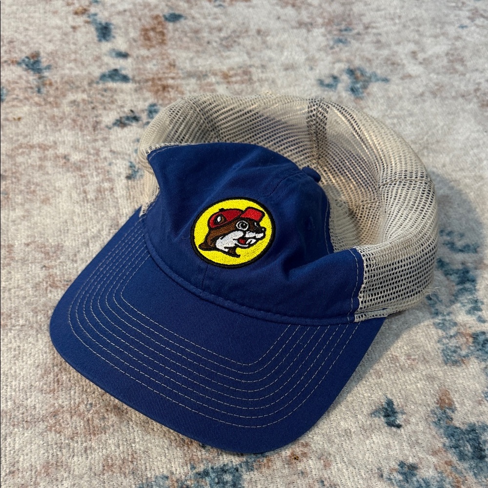 Kids Blue and Beige Cap